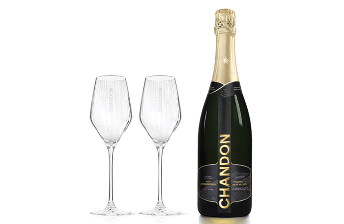 50th Anniversary Tribute To Napa Valley & Glassware Gift Set 